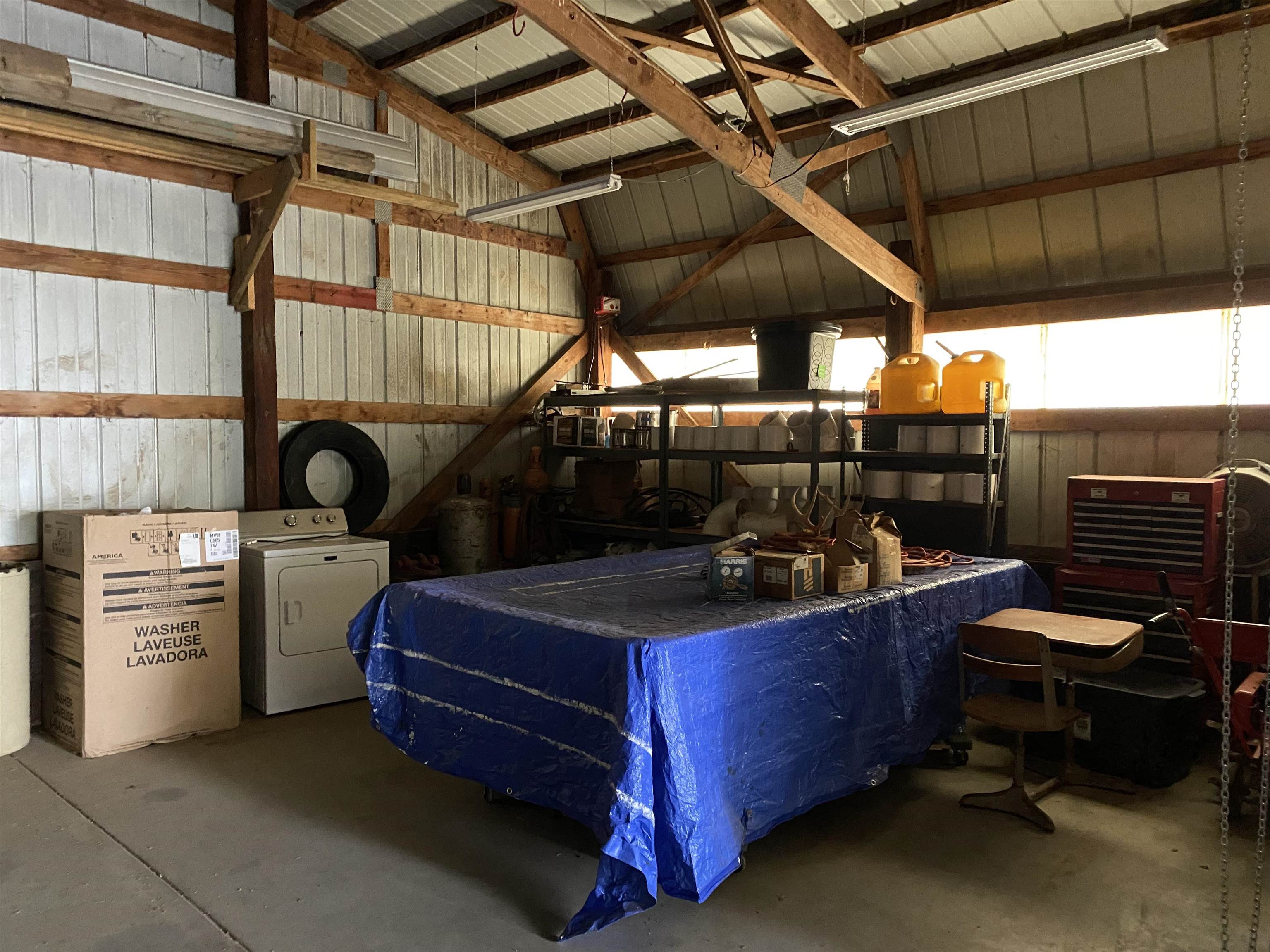 4482 East Lamm Road Freeport, IL 61032 - Photo 32 of 47 a view of a chairs and table in the roof