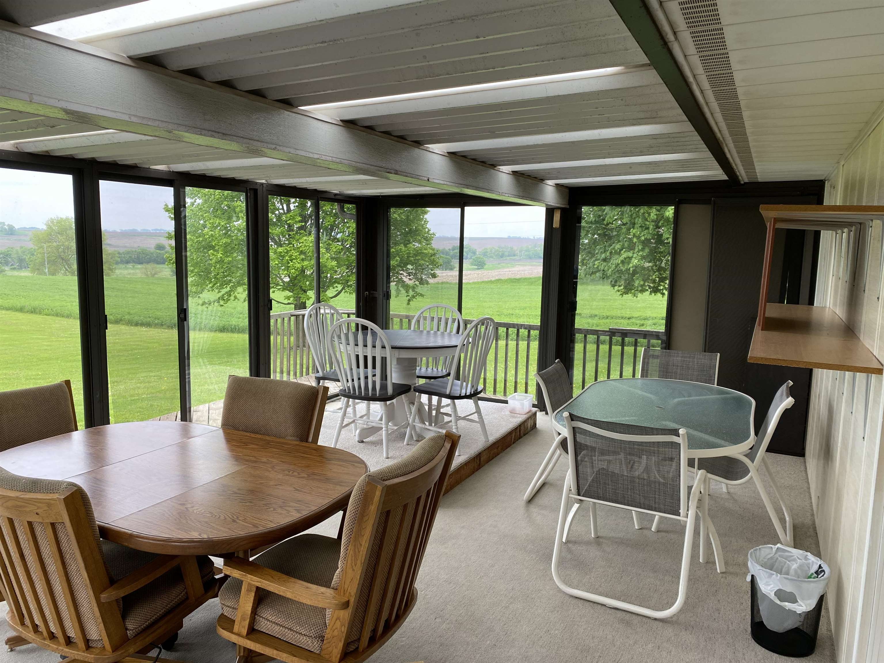4482 East Lamm Road Freeport, IL 61032 - Photo 8 of 47 a view of a dining room with furniture window and outside view