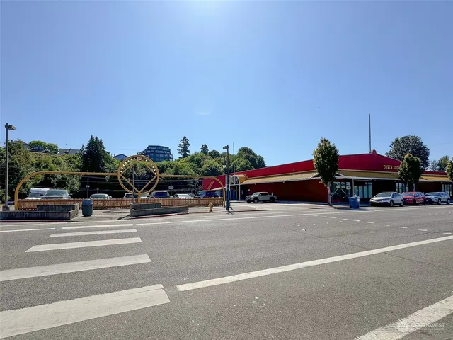 a view of a indoor basketball court