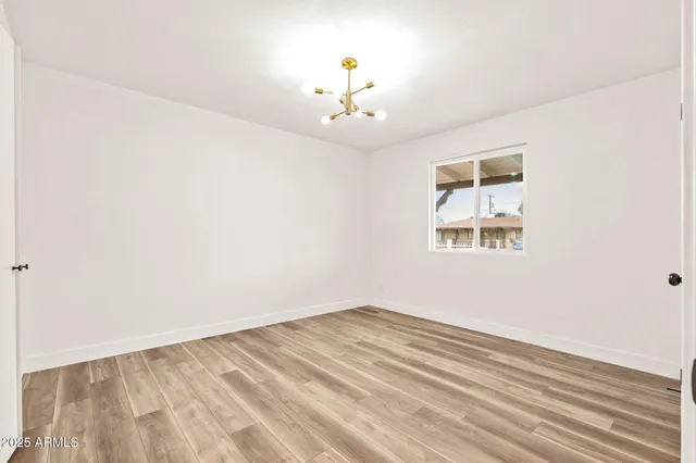wooden floor in an empty room