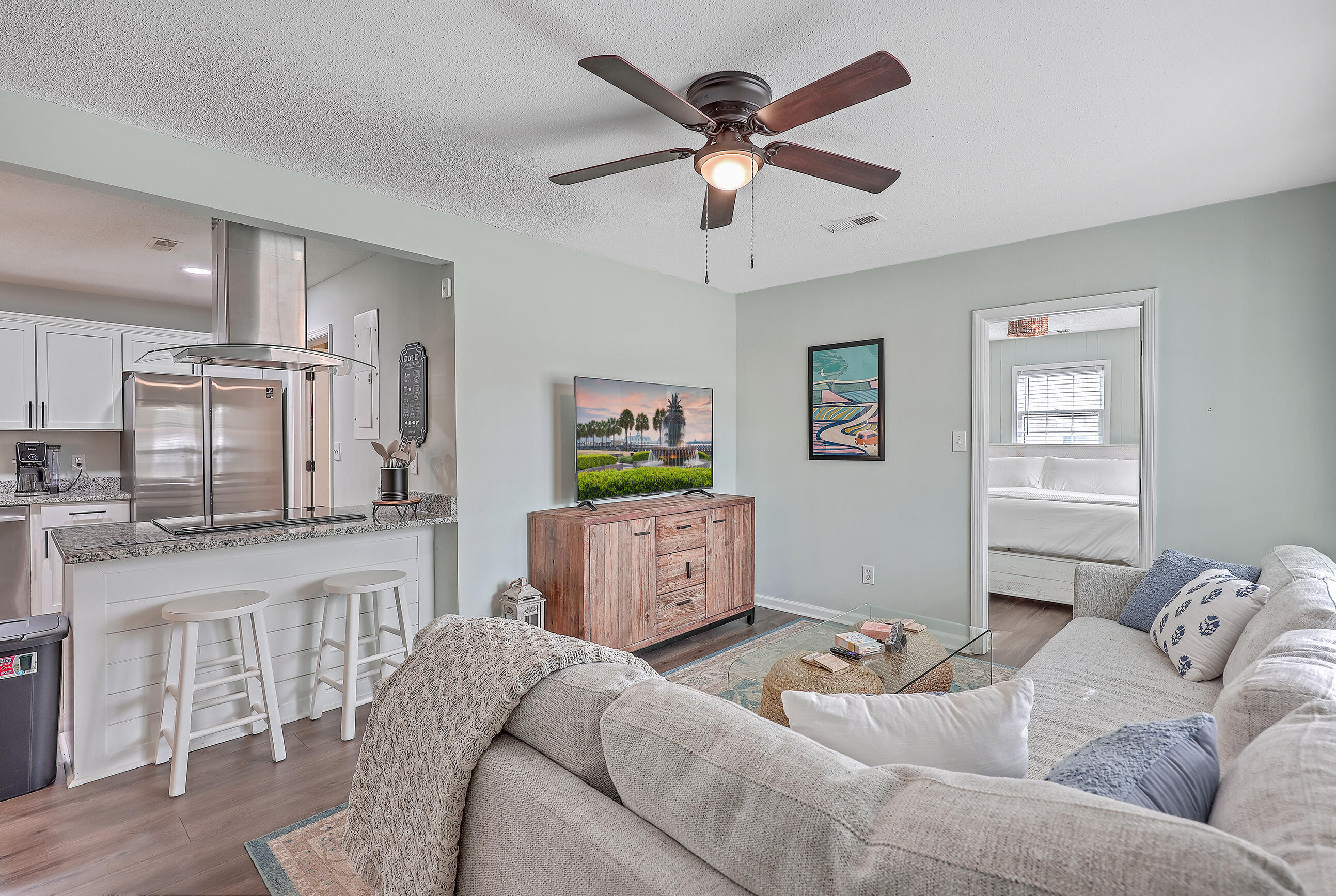 open concept living area