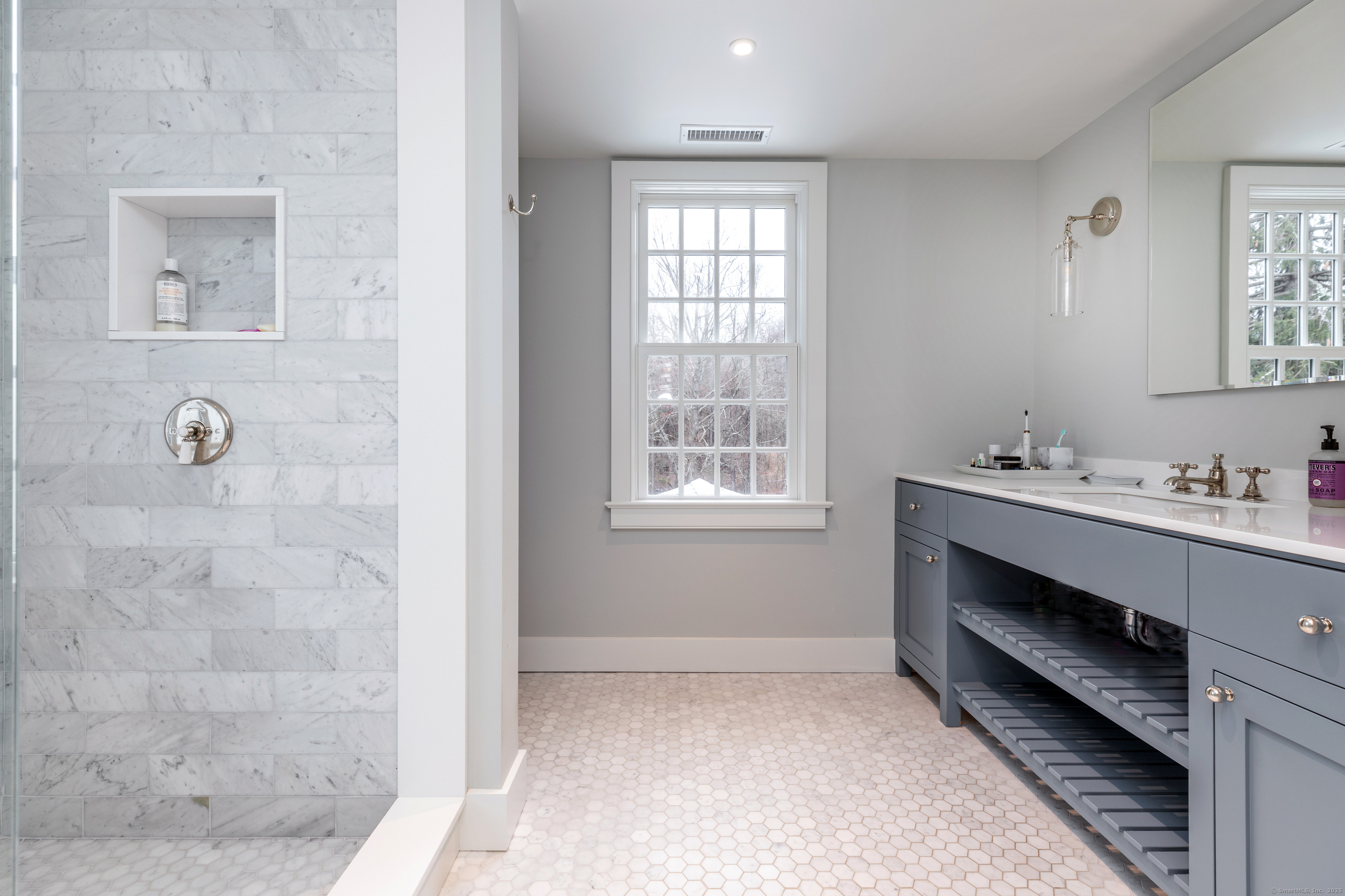 12 South Kent Road New Milford, CT 06755 - Photo 18 of 31 a bathroom with a sink and a mirror