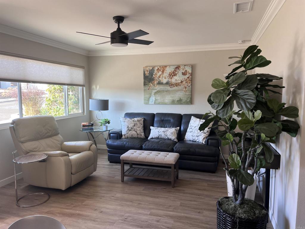 3589 Nina Street Oceanside, CA 92056 - Photo 9 of 33 a living room with furniture a potted plant and a window