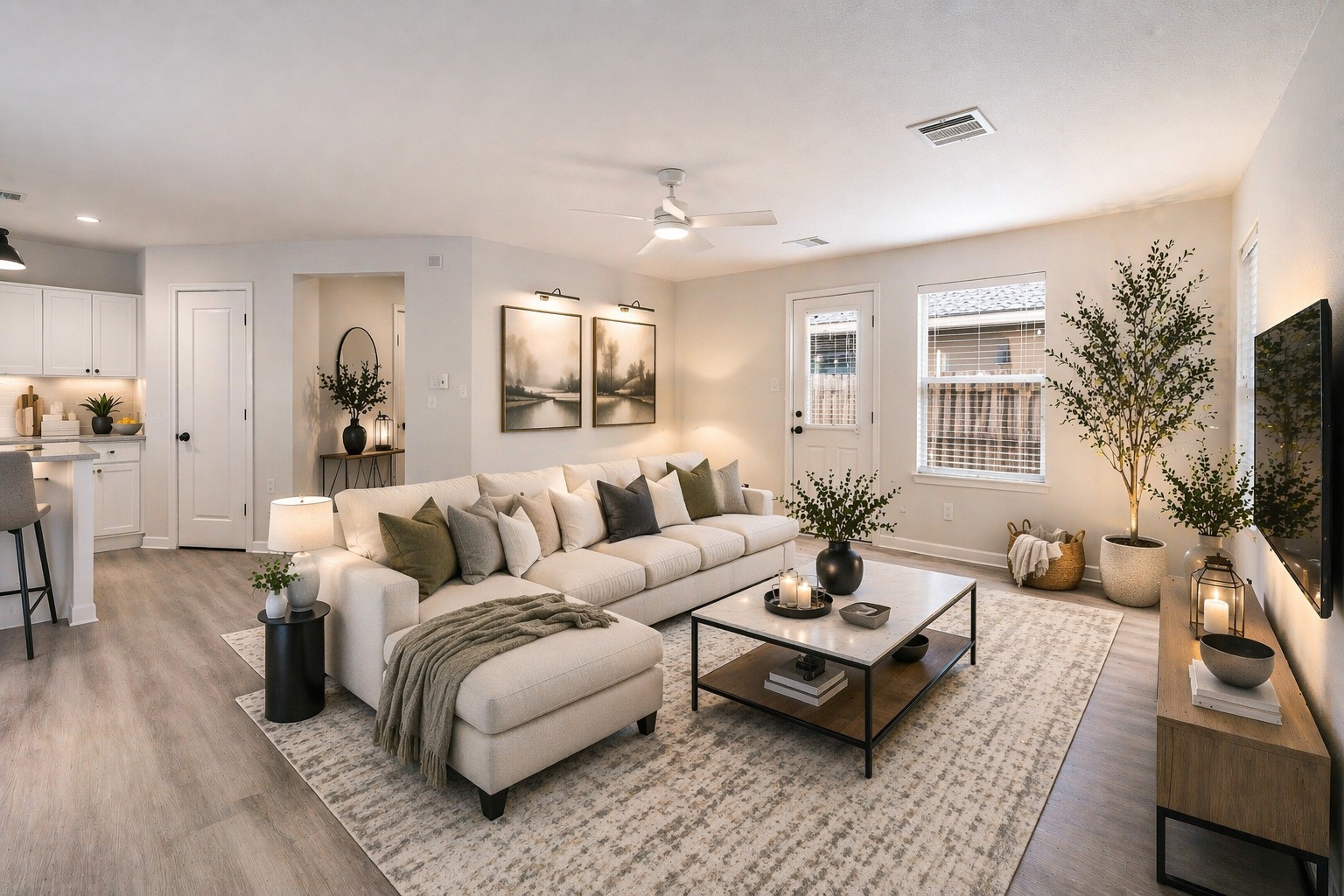 1010 Hummingbird Point Lane Houston, TX 77090 - Photo 3 of 26 Virtually Staged –Living Room