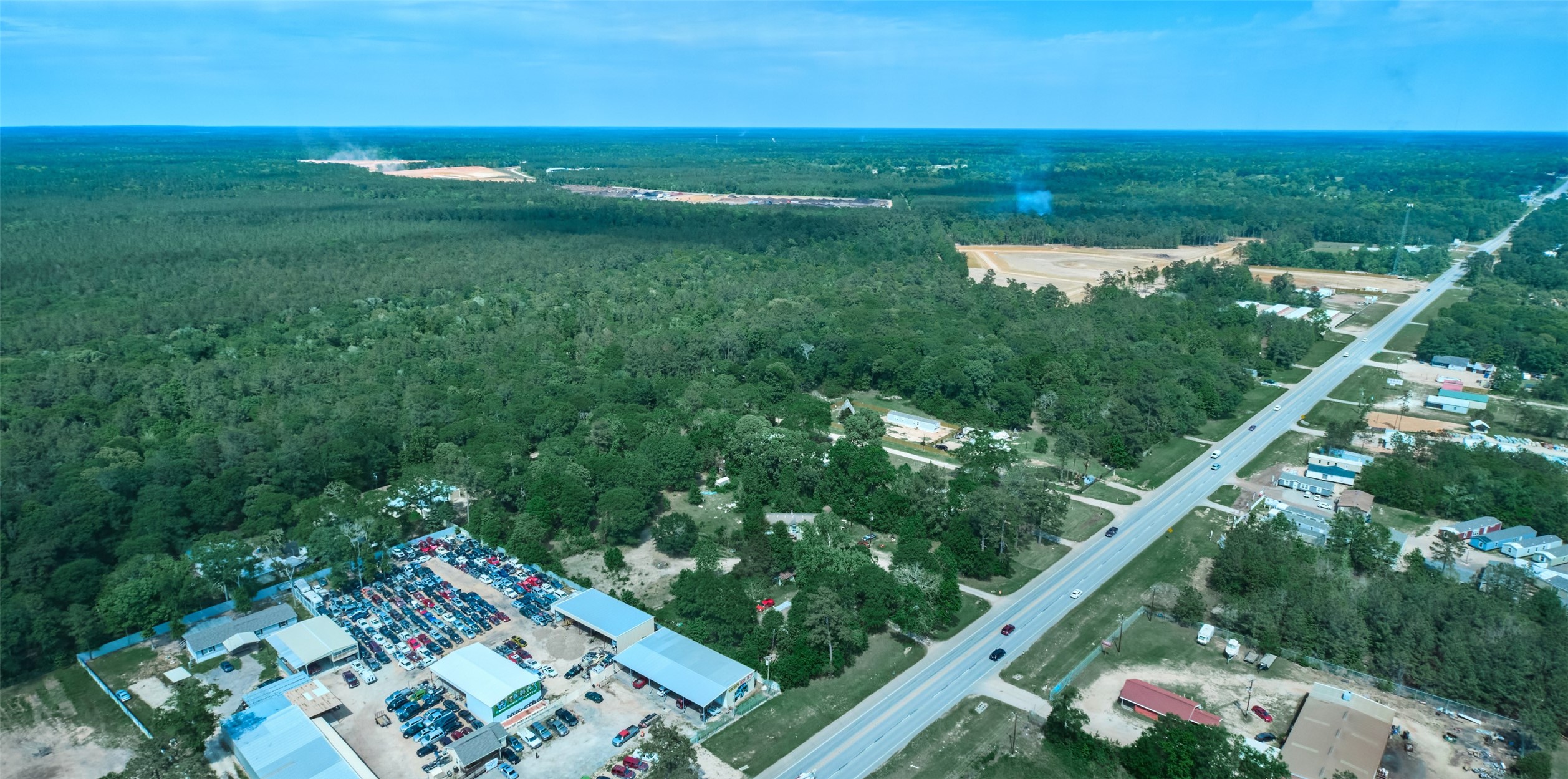 Easy access to Hwy 59, only 12 miles.