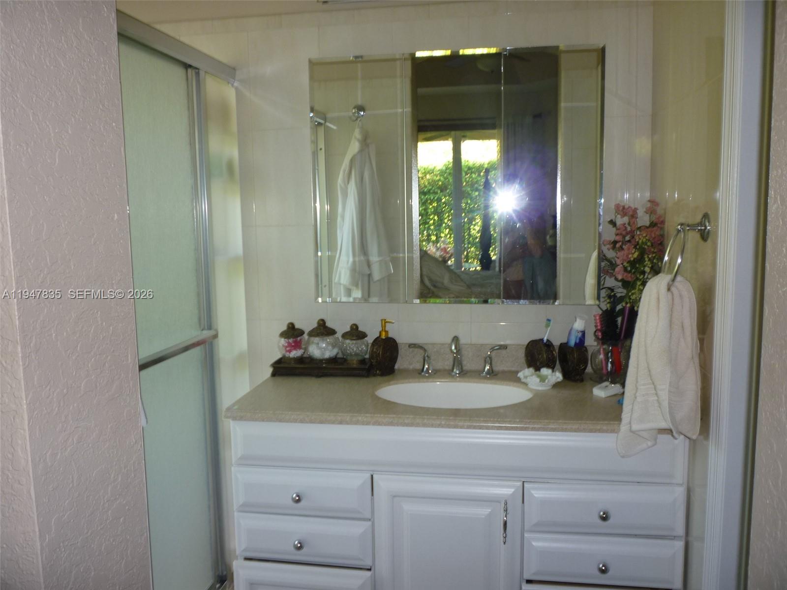 644 Conservation Drive Weston, FL 33327 - Photo 17 of 24 a bathroom with a sink and a mirror