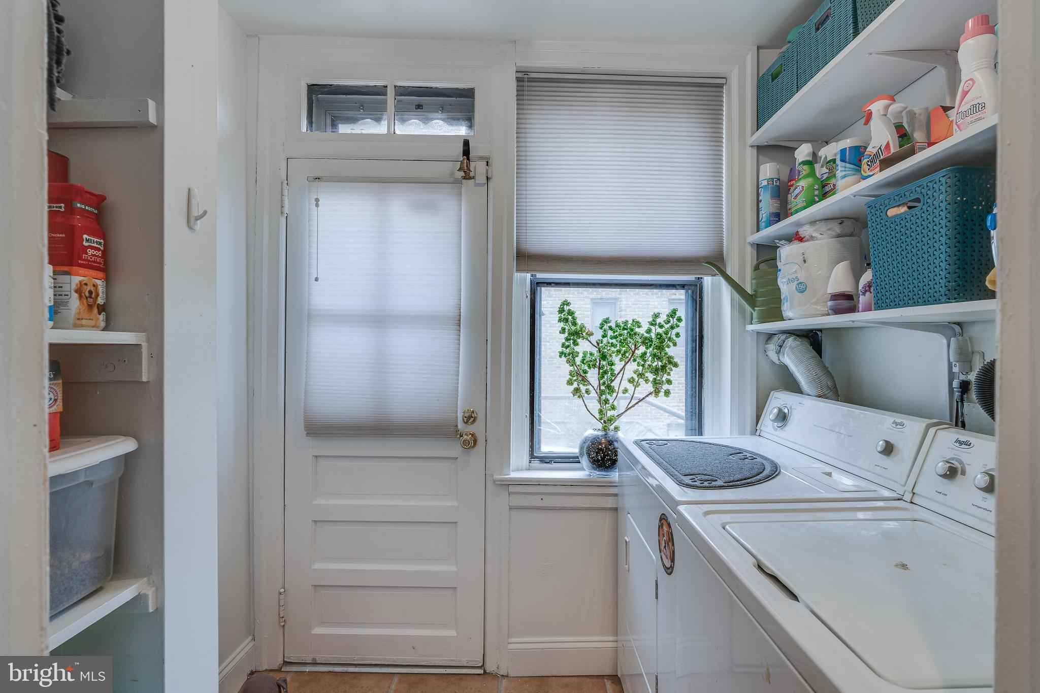 900 Valley Road, Unit B401 Elkins Park, PA 19027 - Photo 26 of 30 Laundry Room with exit to Patio