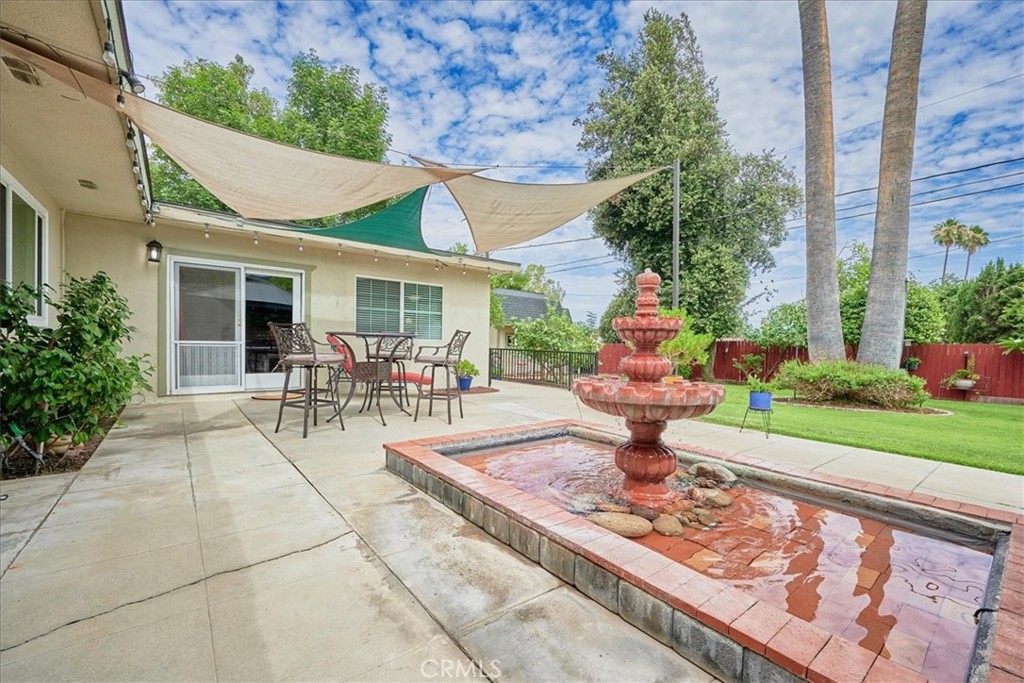 2221 Elsinore Road Riverside, CA 92506 - Photo 46 of 65 Fountain just outside of covered patio.