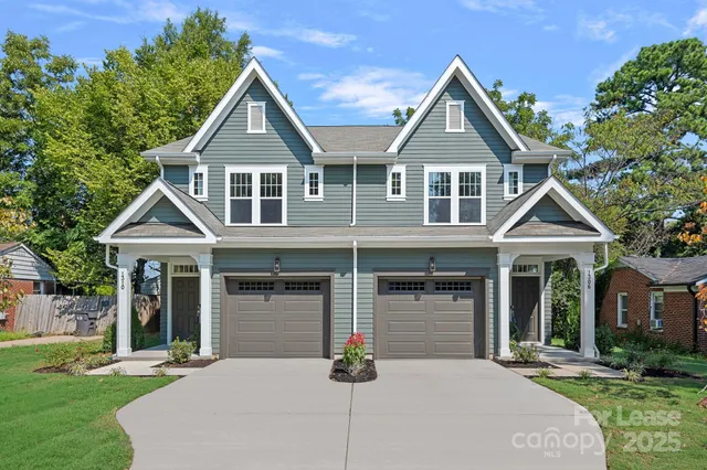 a front view of a house with yard