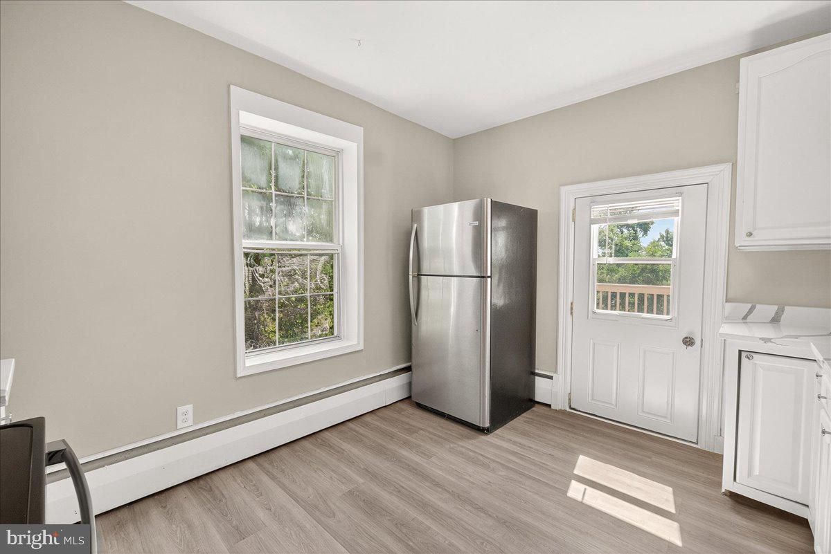 6215 South Clifton Road Braddock Heights, MD 21703 - Photo 15 of 46 an empty room with windows and refrigerator