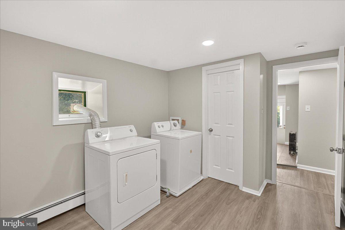 6215 South Clifton Road Braddock Heights, MD 21703 - Photo 27 of 46 a view of utility room with washer and dryer