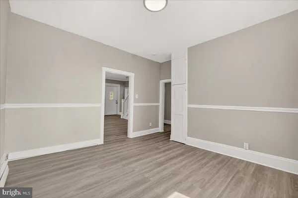 wooden floor in an empty room