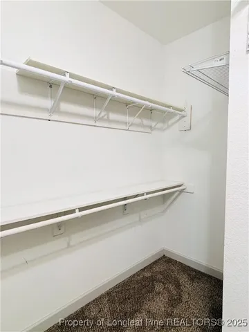 a close view of closet