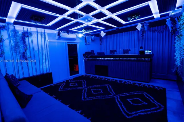 a view of outdoor space with seating area