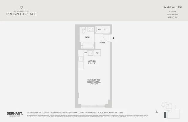 a front view of a multi story building