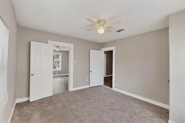a view of a chandelier in a room
