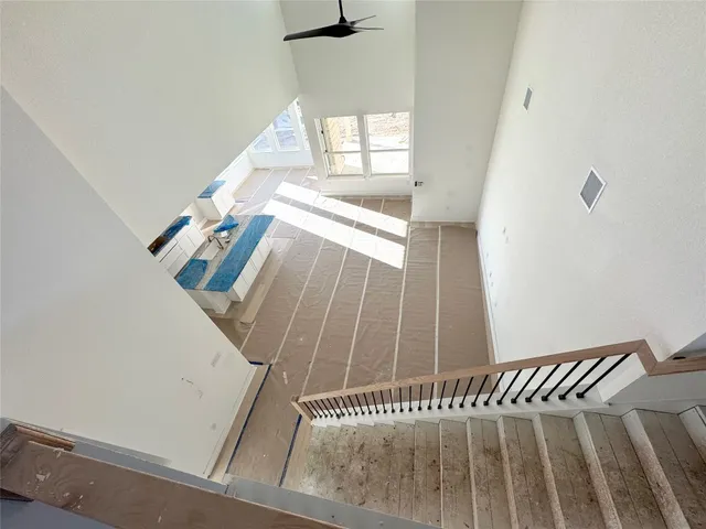 a view of wooden floor