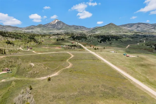 a view of a lake with a mountain