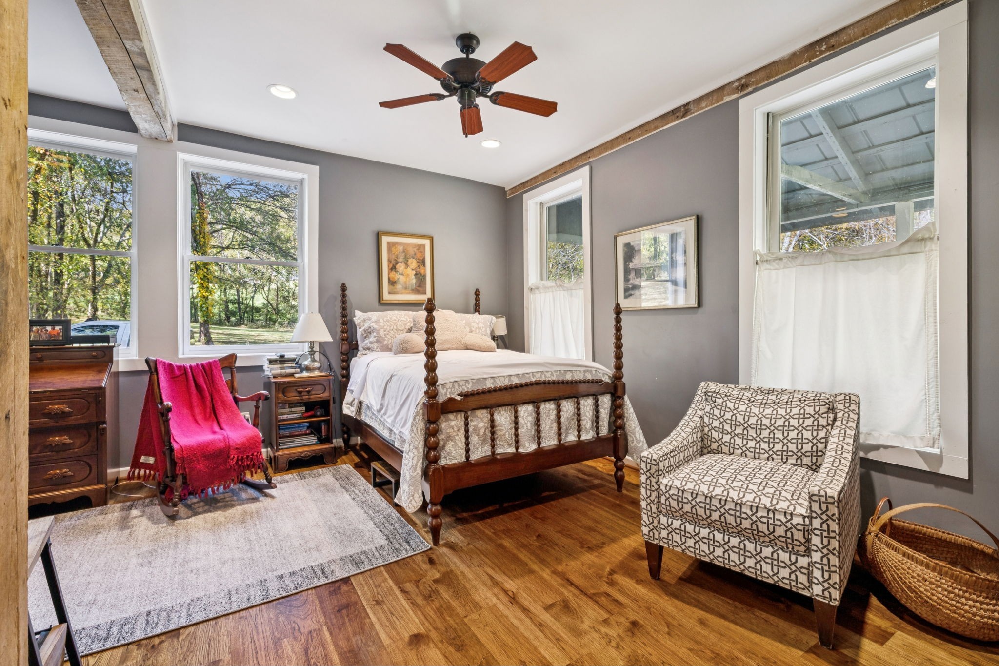2064 Old Hillsboro Road Franklin, TN 37064 - Photo 29 of 57 a bedroom with a bed couch and window
