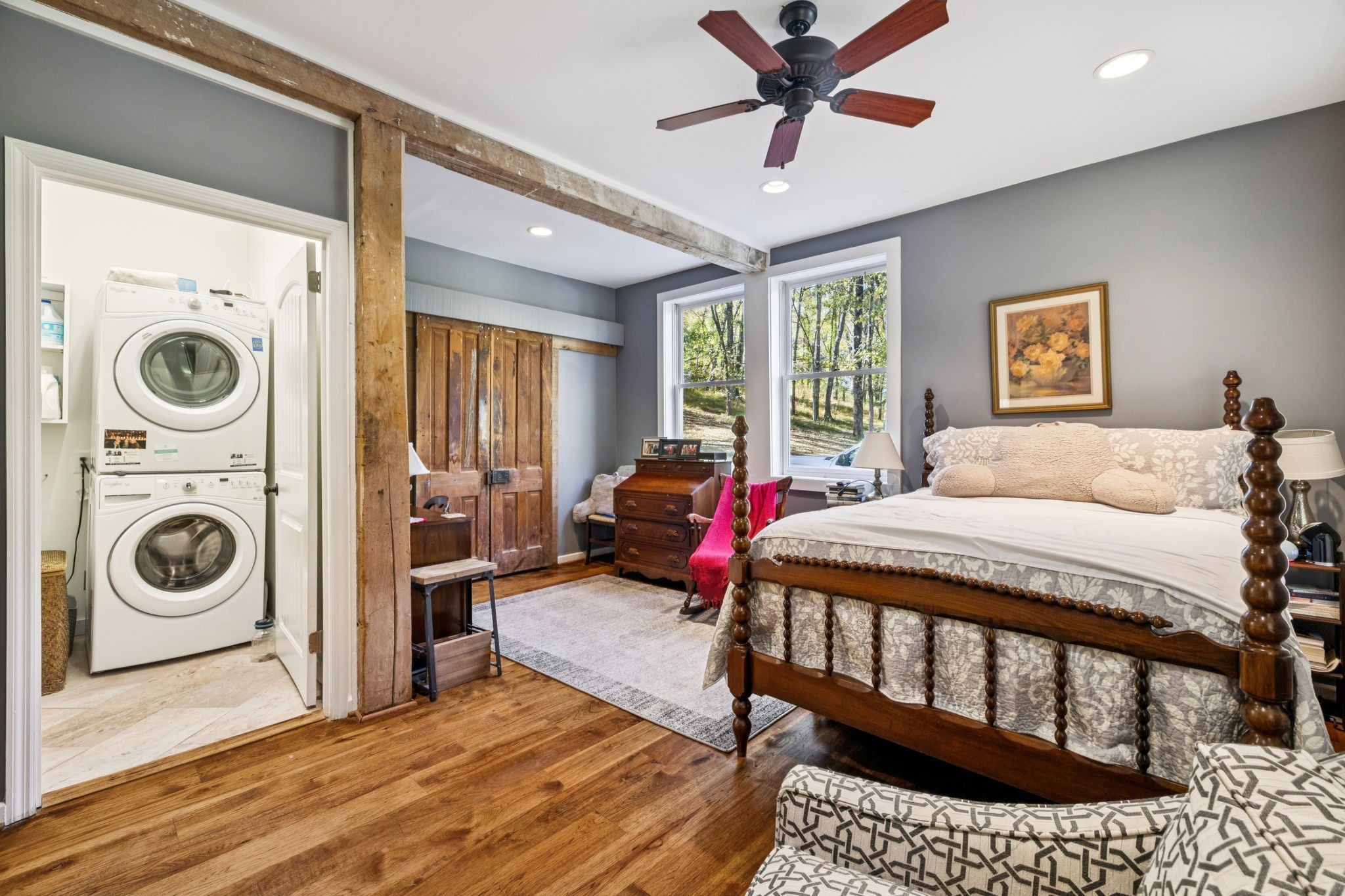 2064 Old Hillsboro Road Franklin, TN 37064 - Photo 30 of 57 a bedroom with a bed and a window