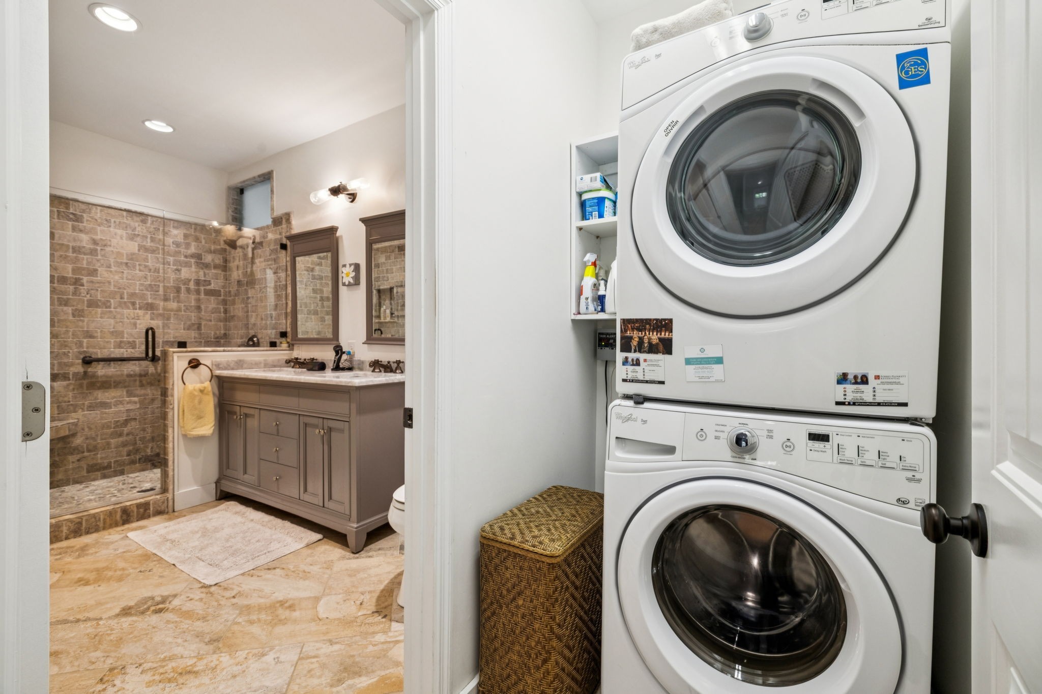 2064 Old Hillsboro Road Franklin, TN 37064 - Photo 34 of 57 a view of a kitchen with a washer and dryer