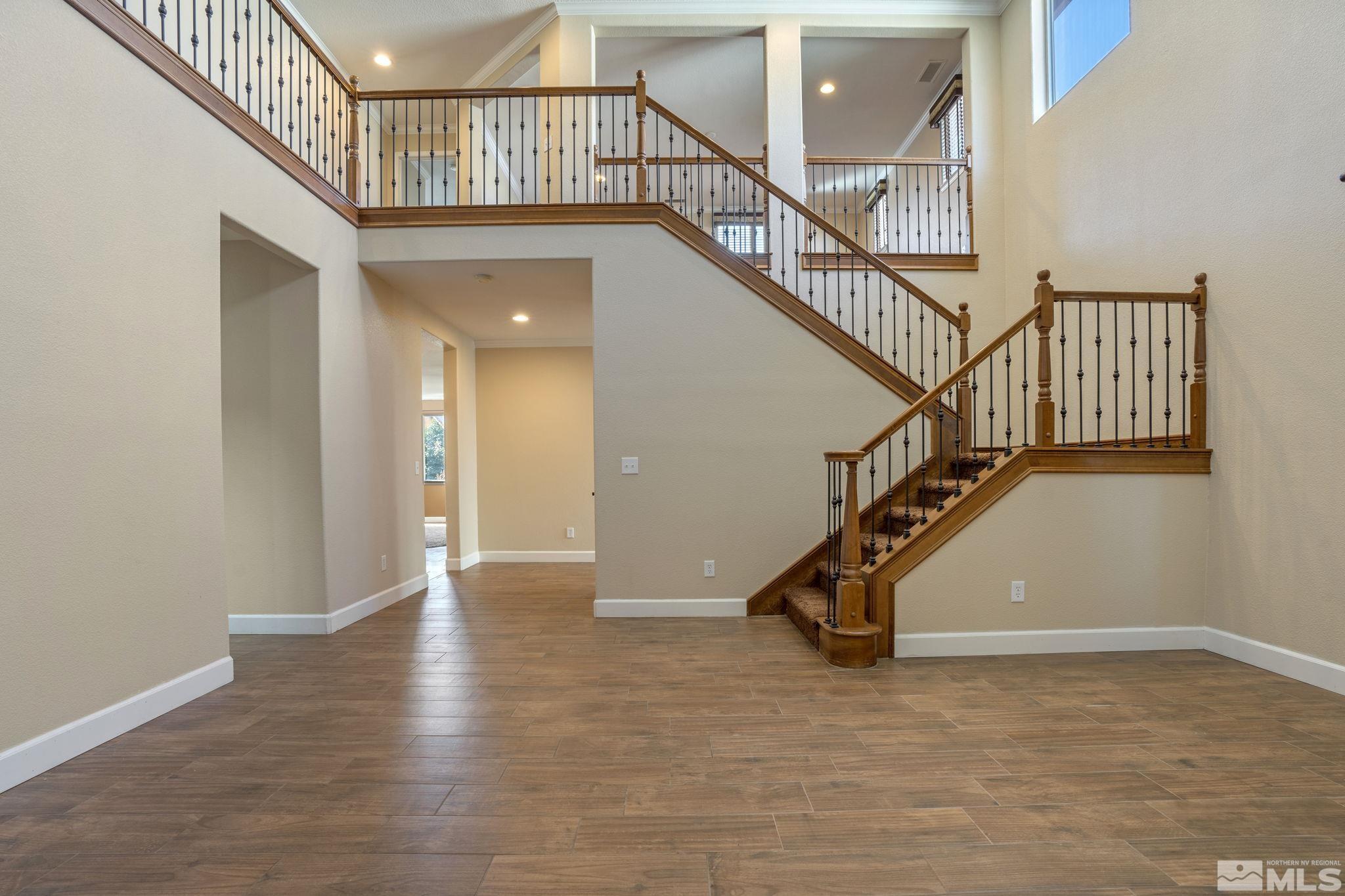 1980 Angel Ridge Drive Reno, NV 89521 - Photo 7 of 39 a view of entryway with wooden floor