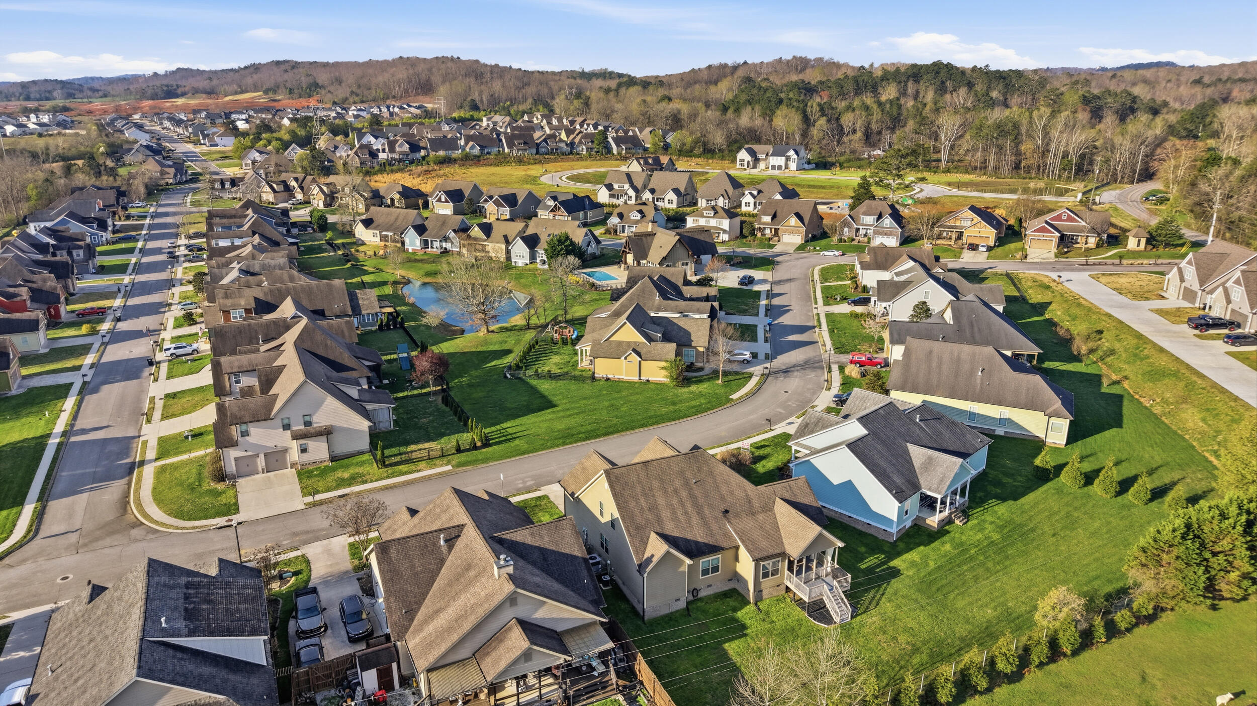 3544 Morning Dew Cove Apison, TN 37302 - Photo 34 of 39 Neighborhood Aerial View