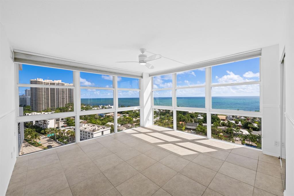 2841 North Ocean Boulevard, Unit 1710 Fort Lauderdale, FL 33308 - Photo 11 of 34 a view of a room with a large window