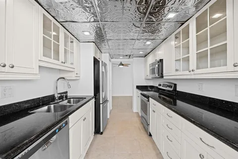 a view of a balcony with an ocean view