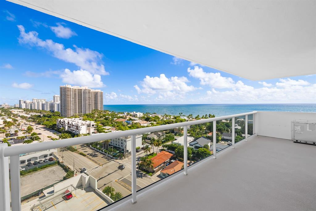 2841 North Ocean Boulevard, Unit 1710 Fort Lauderdale, FL 33308 - Photo 20 of 34 a view of a balcony with city