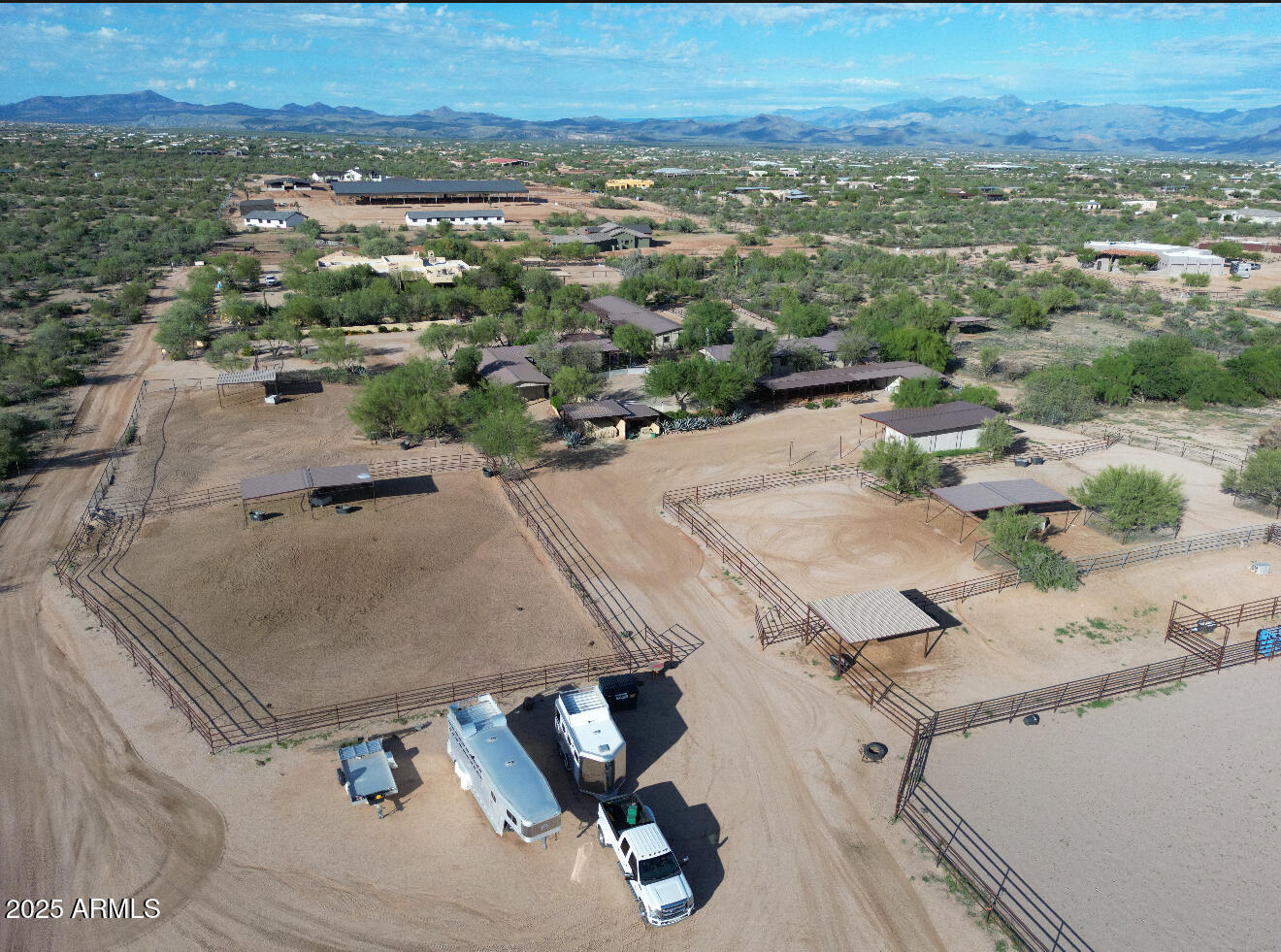 26646 North 148th Street Scottsdale, AZ 85262 - Photo 36 of 37 an aerial view of residential houses with outdoor space