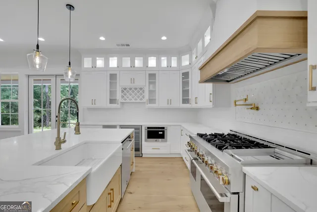 a living room with a couch and a table