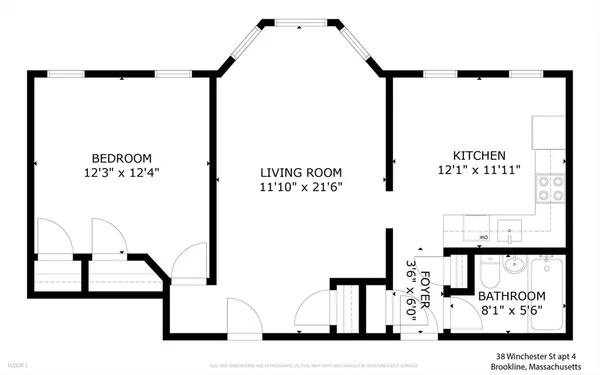 $575,000 | 38 Winchester Street, Unit 4, Brookline, MA 02446