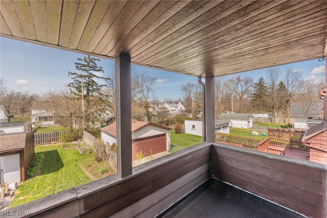 2472 Eaton Road Cleveland, OH 44118 - Photo 34 of 50 Unfurnished sunroom with wood ceiling