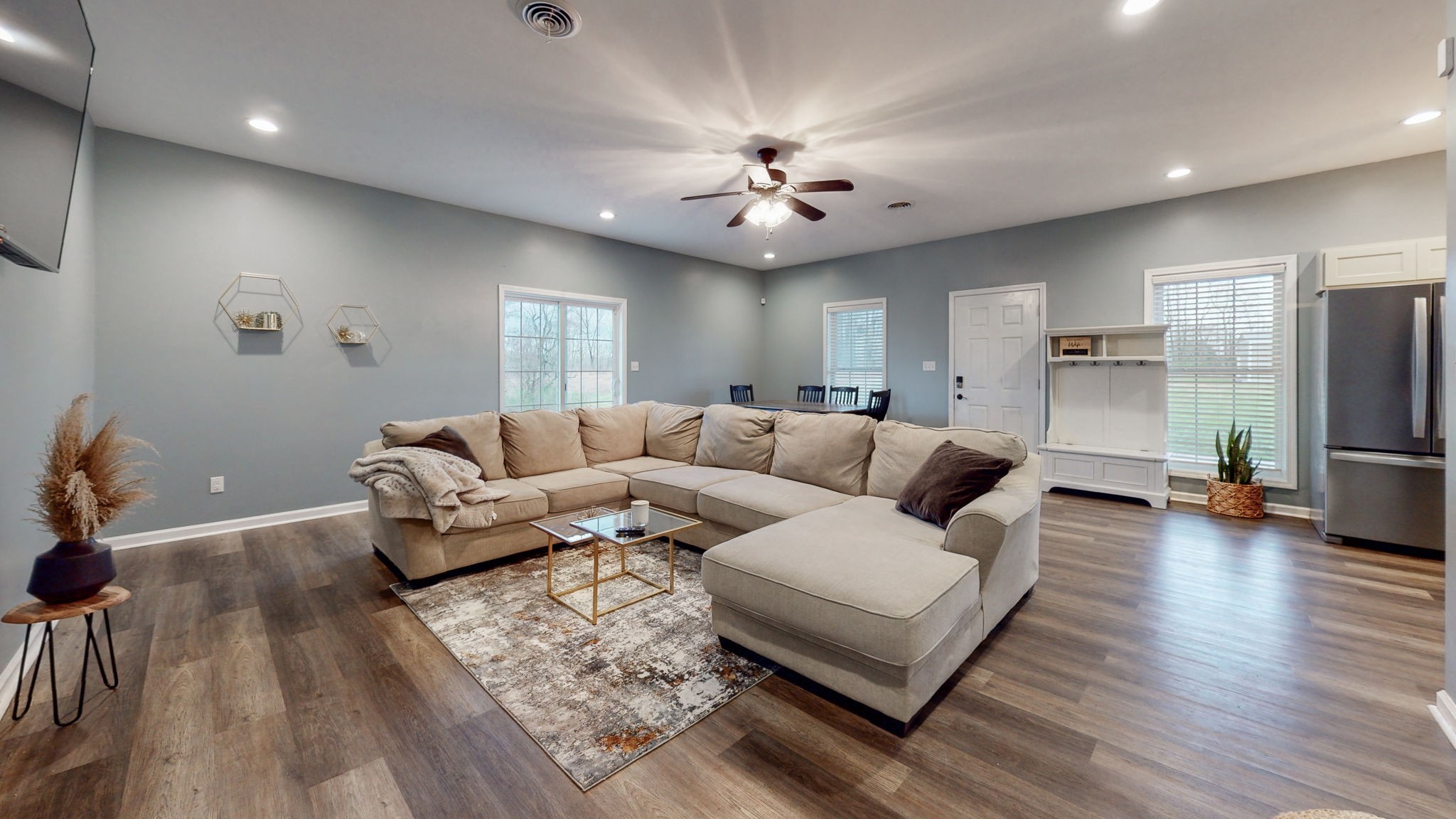 5273 Zander Road Hopkinsville, KY 42240 - Photo 6 of 75 a living room with furniture and a flat screen tv