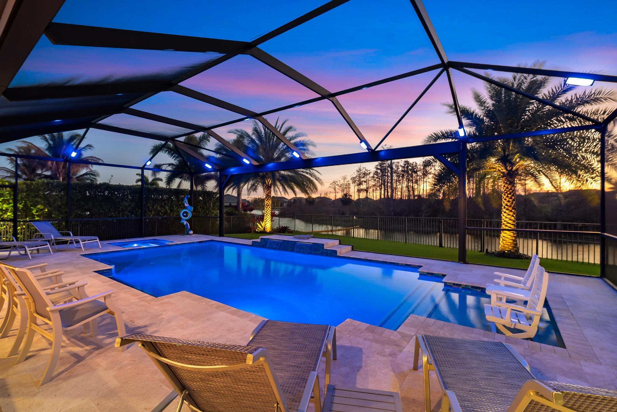 137 Cinder Dunes Point Jupiter, FL 33478 - Photo 35 of 45 a view of swimming pool with outdoor seating