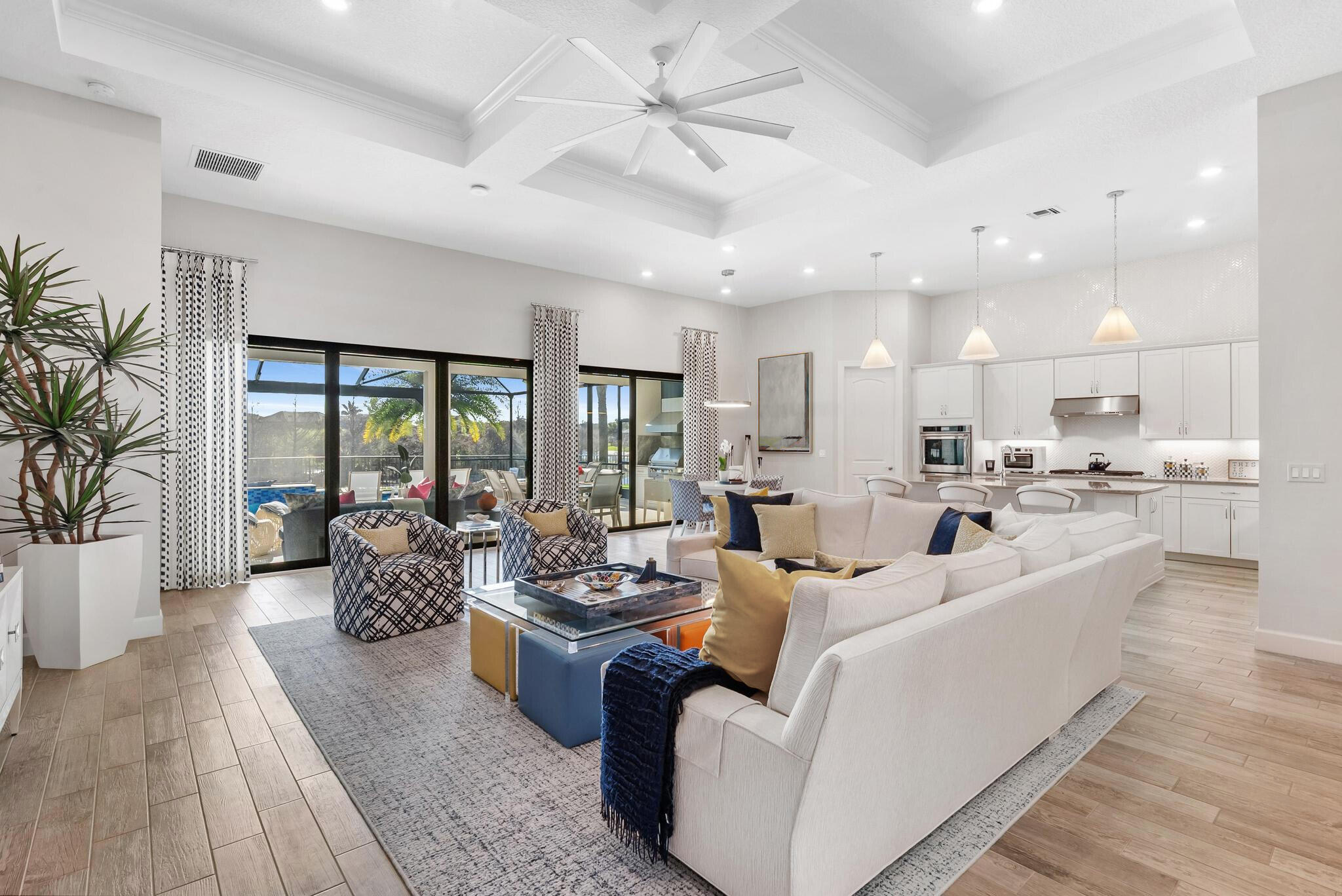 137 Cinder Dunes Point Jupiter, FL 33478 - Photo 5 of 45 a living room with furniture and a large window