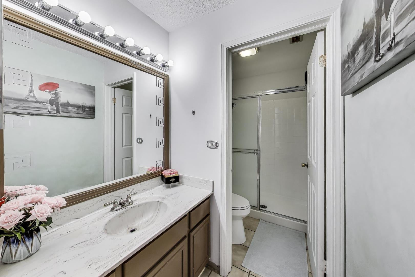 738 Hapsfield Lane, Unit 7A2 Buffalo Grove, IL 60089 - Photo 19 of 29 a bathroom with a tub sink and mirror