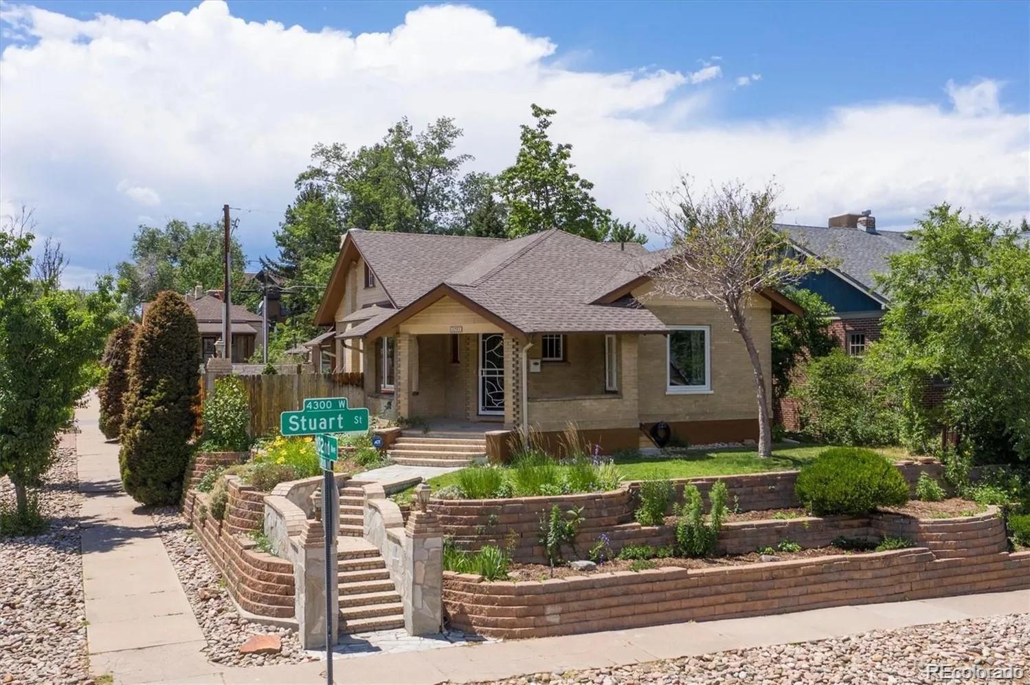 front view of house with a yard