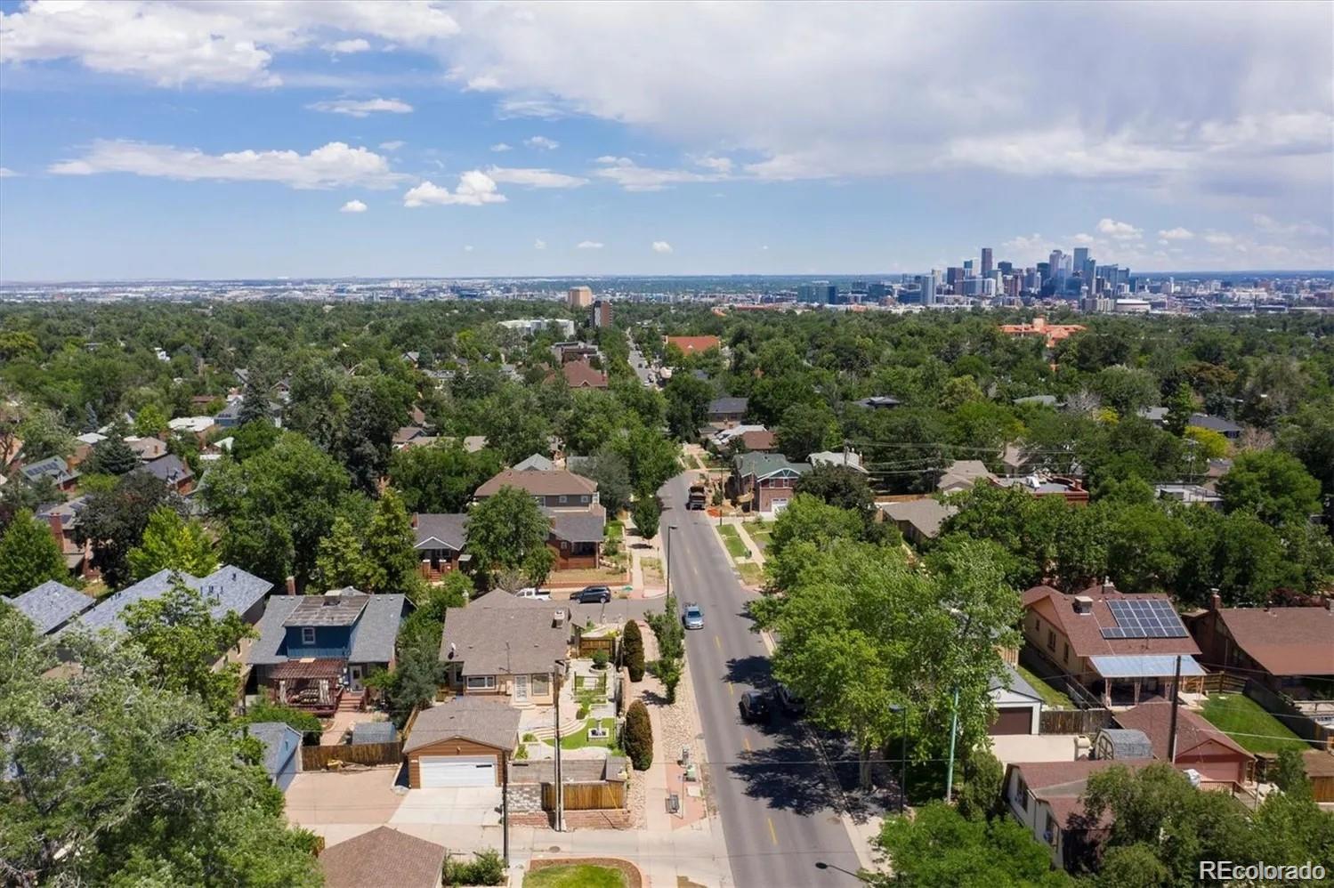 3201 Stuart Street Denver, CO 80212 - Photo 3 of 25 an aerial view of residential houses with city view
