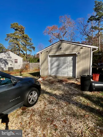 a view of a car garage