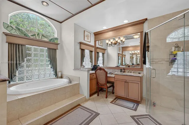 a view of outdoor space and swimming pool