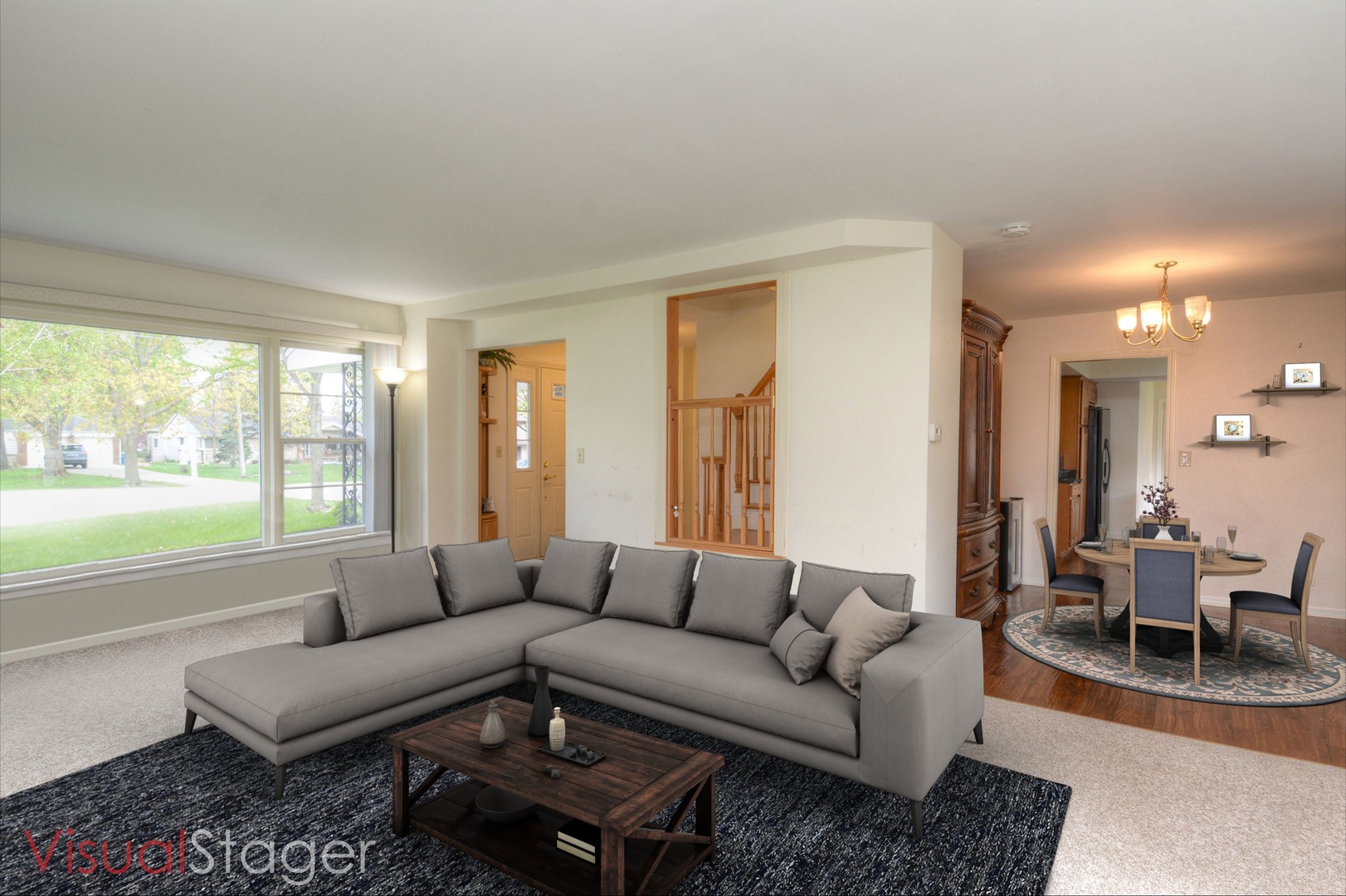 455 Lombard Road Itasca, IL 60143 - Photo 6 of 35 a living room with furniture and a large window