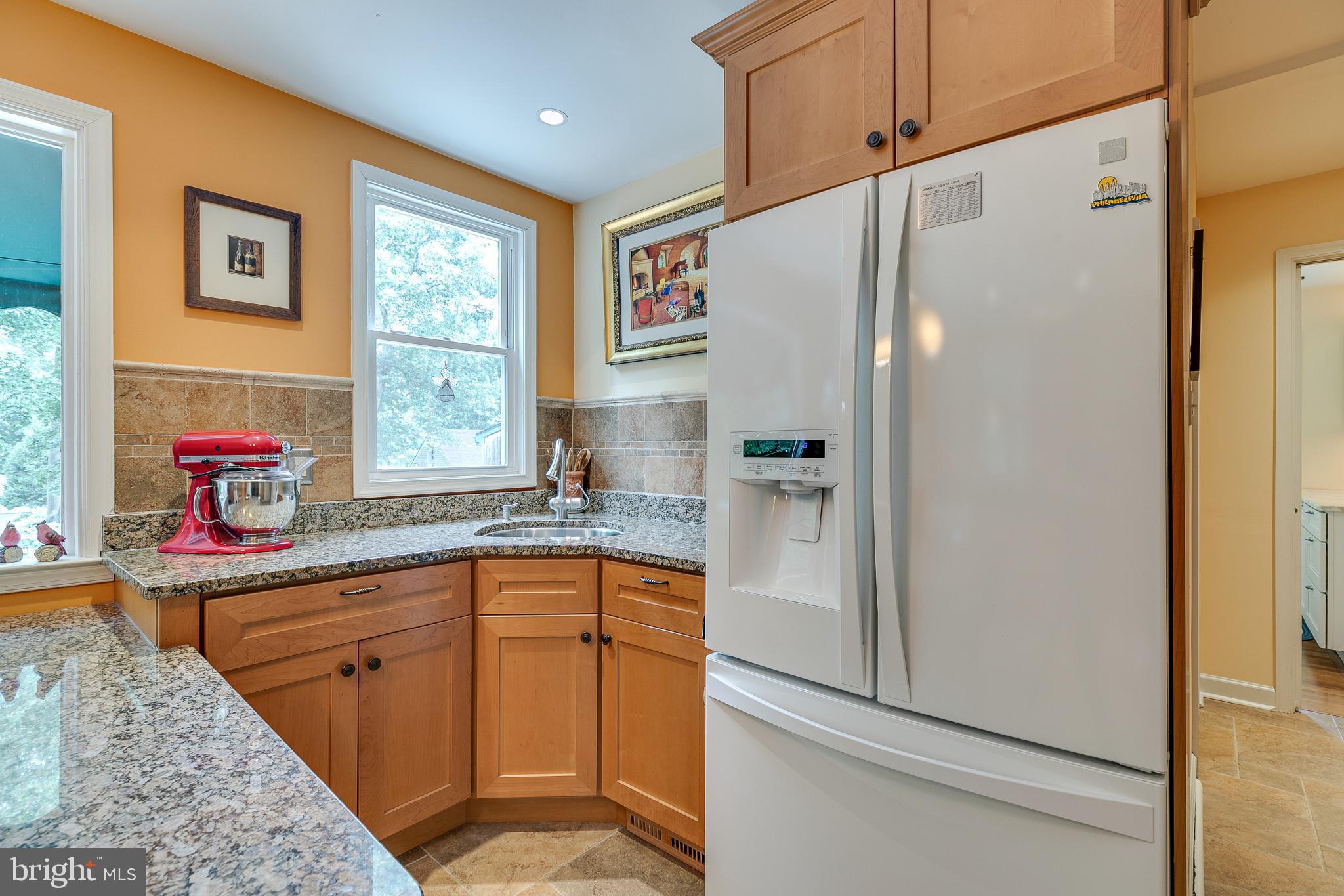 3366 Pine Road Huntingdon Valley, PA 19006 - Photo 18 of 48 Kitchen refrigerator custom fit, will remain