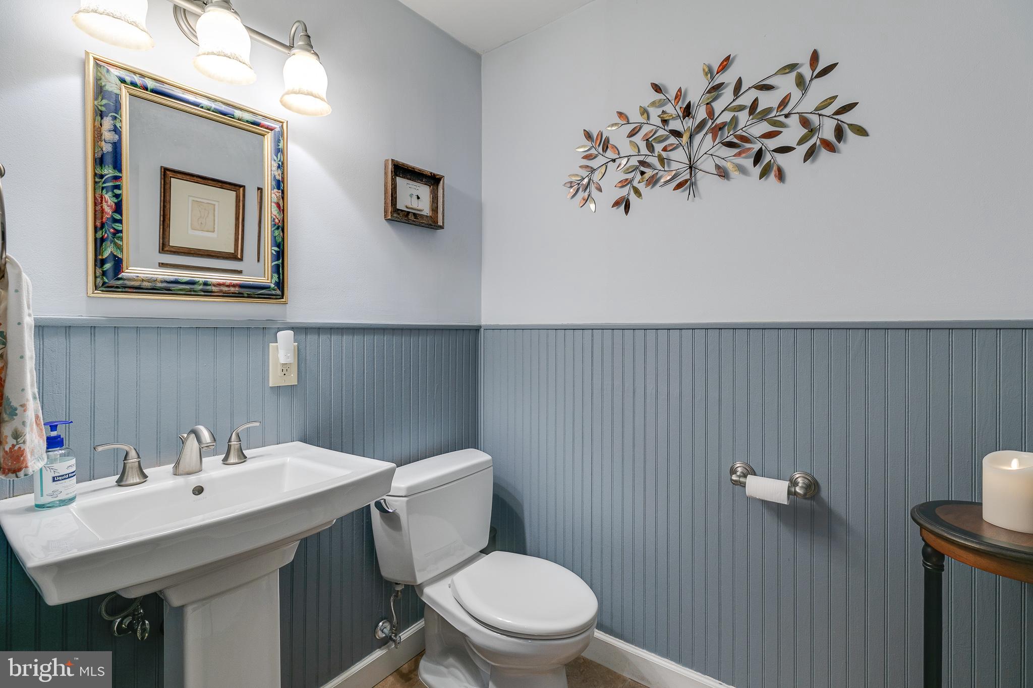 3366 Pine Road Huntingdon Valley, PA 19006 - Photo 19 of 48 First-floor powder room; how perfect is this?