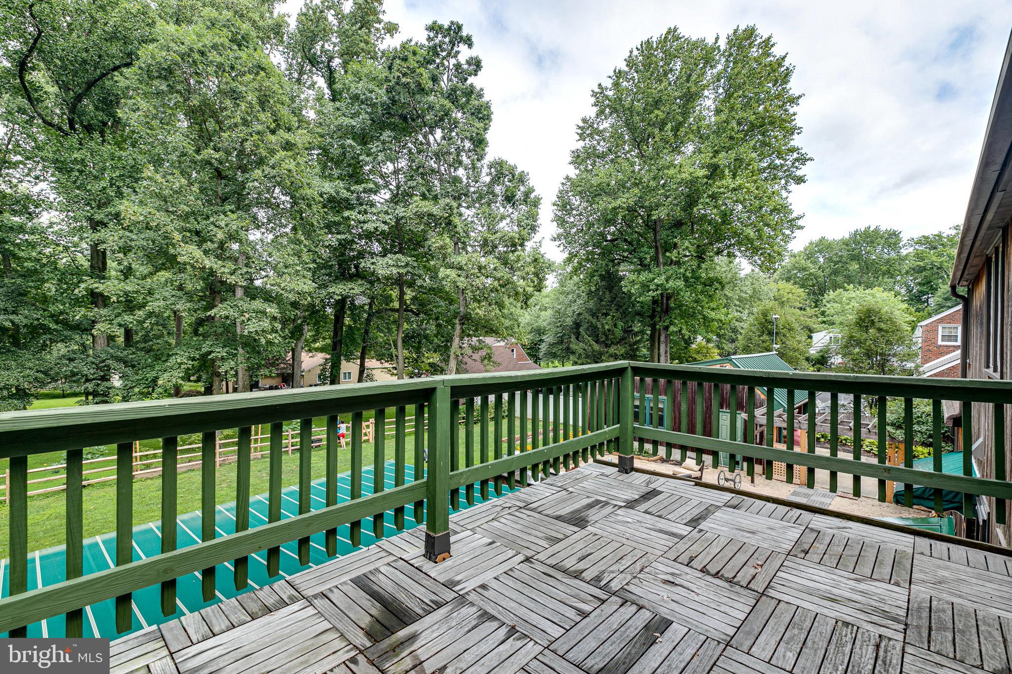 3366 Pine Road Huntingdon Valley, PA 19006 - Photo 28 of 48 View from master bedroom deck area