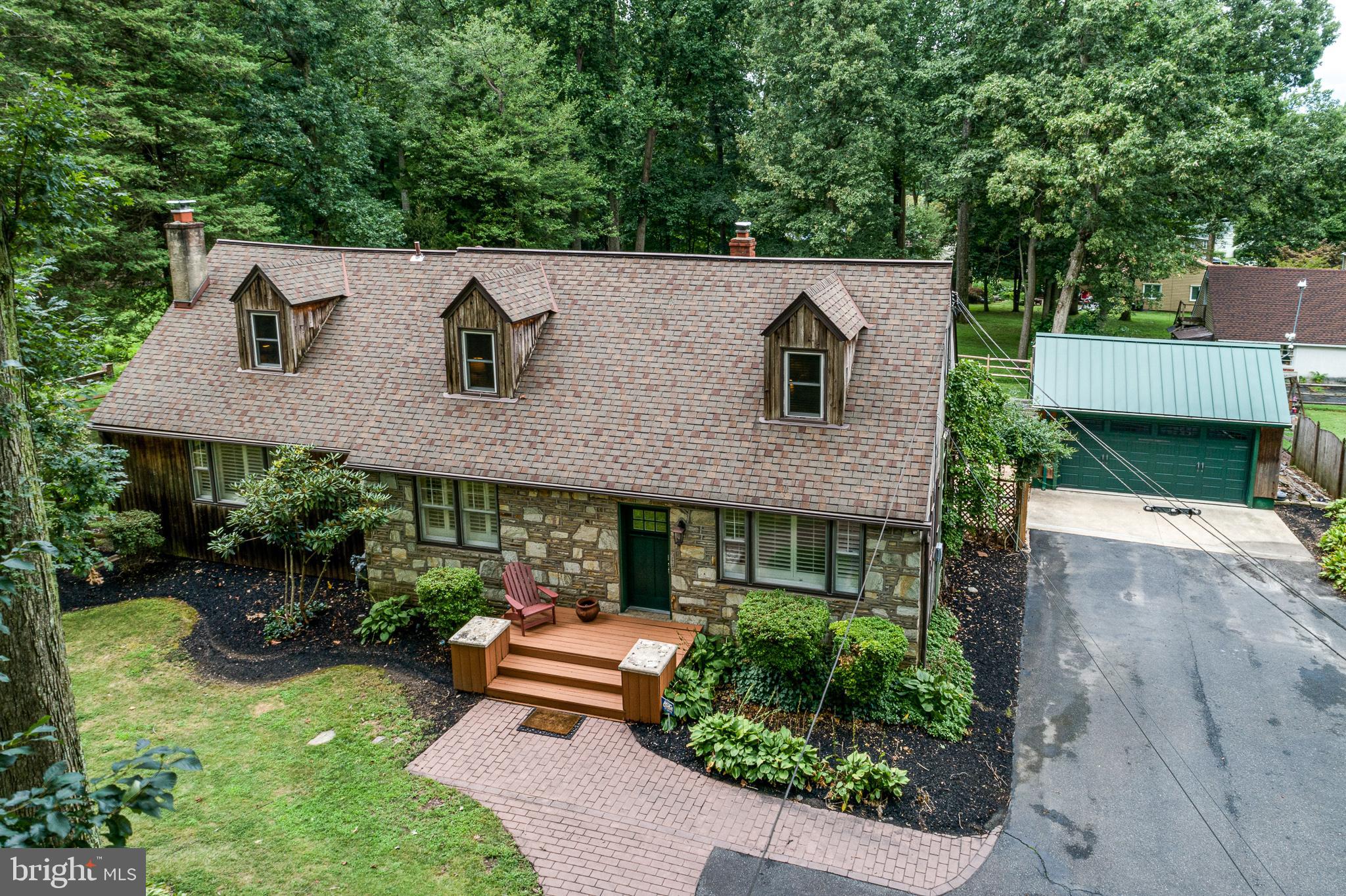 3366 Pine Road Huntingdon Valley, PA 19006 - Photo 5 of 48 Drone view of an overview of home