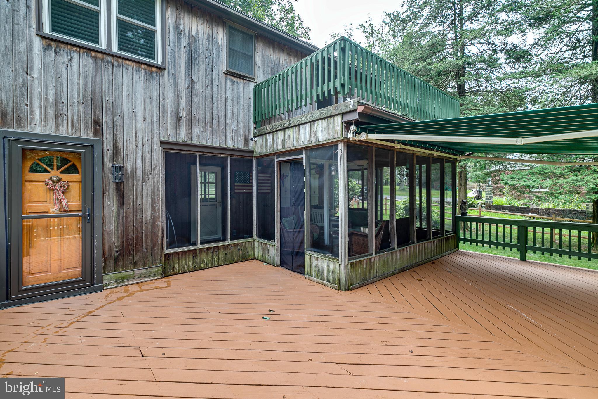 3366 Pine Road Huntingdon Valley, PA 19006 - Photo 44 of 48 View of the sunroom and rear wood deck
