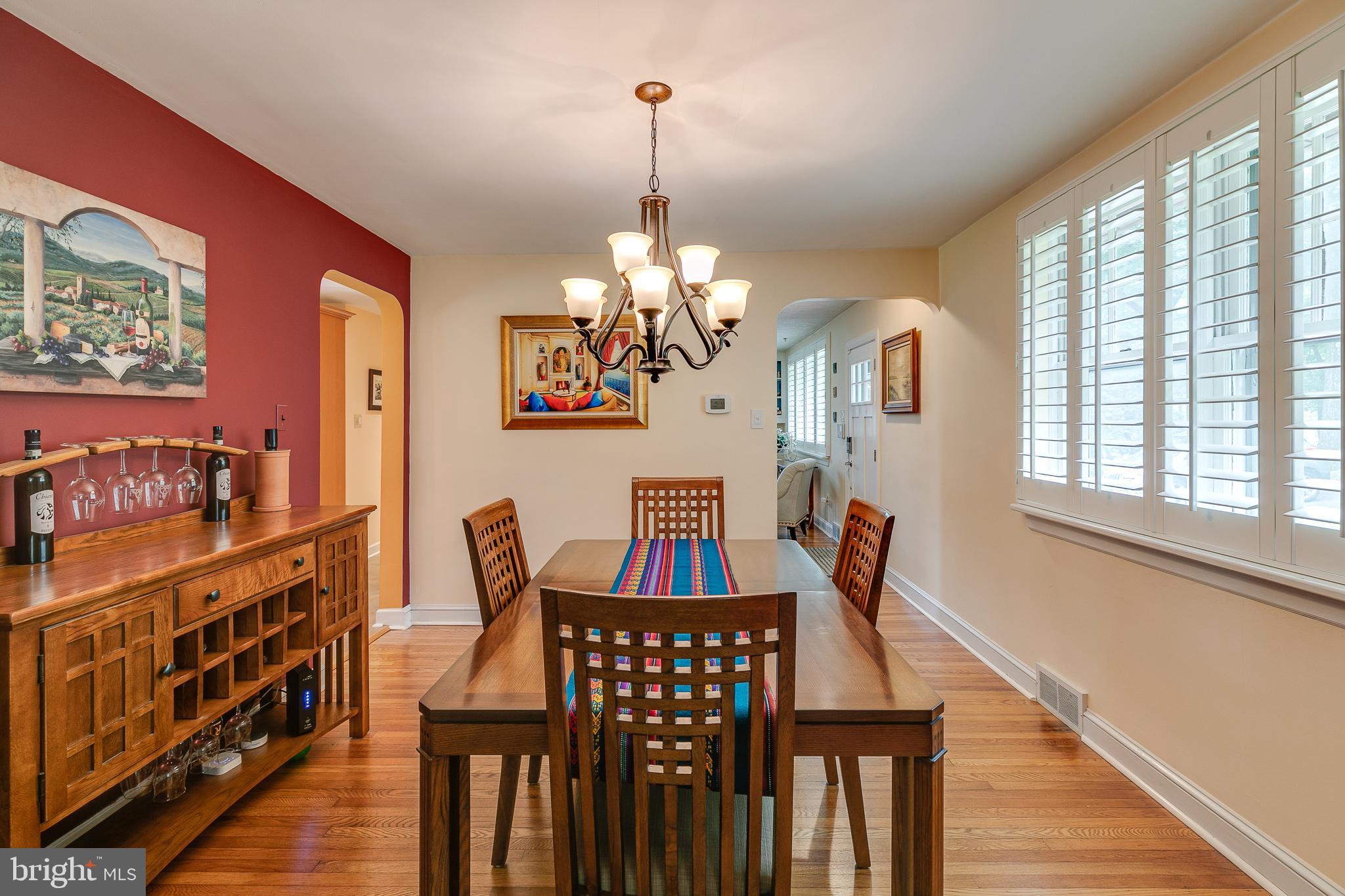 3366 Pine Road Huntingdon Valley, PA 19006 - Photo 10 of 48 Formal Dining showing entry to the kitchen
