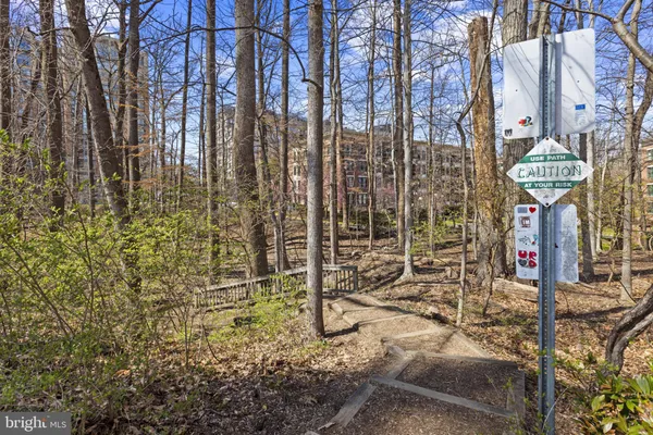 a yellow building with trees in front of it